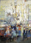 Haute altitude | Technique mixte sur toile | 40