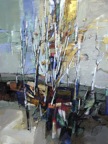 L’alizé souffle | Technique mixte sur toile | 40