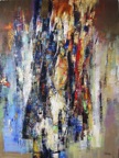 Chant du jour | Technique mixte sur toile | 48