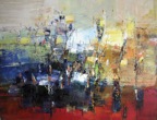 Incandescence | Technique mixte sur toile | 30