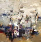 Entre ciel et terre | Technique mixte sur toile | 36