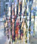 Les matins éblouis | Mixte sur toile | 24