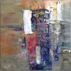 Les âmes blanches  | Technique mixte sur toile | 24