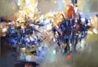 Météore | Technique mixte sur toile | 48