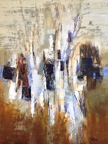Le refuge |  Techniques mixtes sur bois | 40 x 30 po | vendu