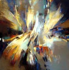 Dissolution | acrylique sur toile | 48 x 48 po | vendu