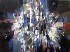  Paysage tellurique | acrylique sur toile | 36 x 48 po | Vendu