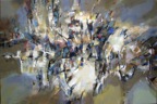 Genèse | acrylique sur toile | 40 x 60 po | vendu 