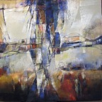 Terre première | acrylique sur toile | 30 x 30 po | vendu