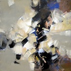 Chant de la terre III | acrylique sur toile | 30 x 30 po | vendu