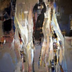 Présence | acrylique sur toile  | 36 x 36 po | vendu