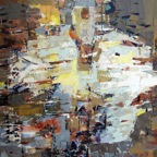 L’Infini danse | acrylique sur toile | 30 x 30 po | vendu