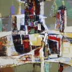 L’appel du large| acrylique sur toile | 30 x 30 po | vendu