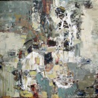 Tumulte | acrylique sur toile | 30 x 30 po | vendu