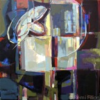 Attraction | acrylique sur toile | 30 x 30 po | vendu