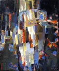 Capteur III | acrylique sur toile | 36 x 30 po | vendu