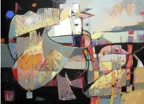 Roi mirage | acrylique sur bois | 13 x 20  | vendu